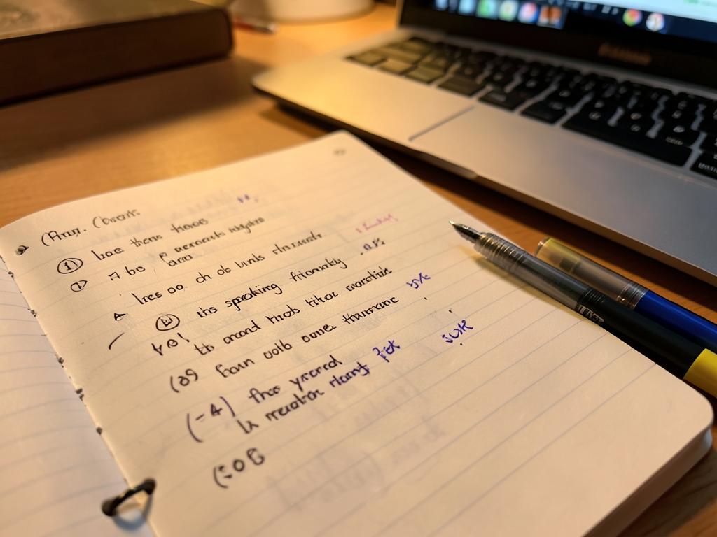 Session feedback sheet